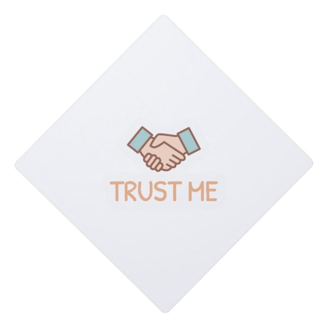 Trust Me | Hats & Hair Accessories Graduation Cap Topper (Front)