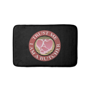 Trust me, I am a Butcher T-bone Bath Mat