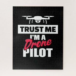 Trust Me I Am Drone Pilot Jigsaw Puzzle