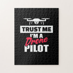 Trust Me I Am Drone Pilot Jigsaw Puzzle