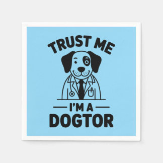Trust Me I’m a Dogtor Napkin