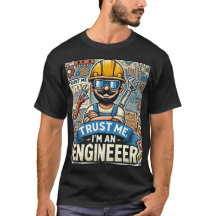 "Trust Me, I’m An Engineer" 3D Dark T-Shirt