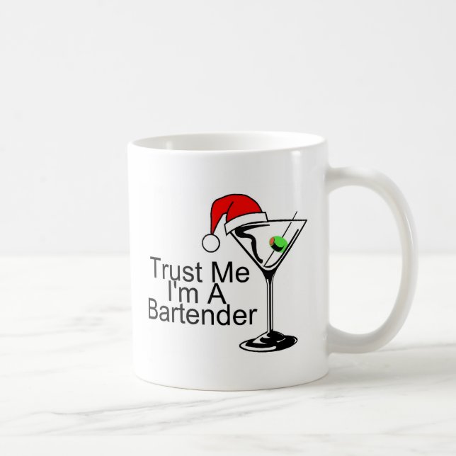 Trust Me Im A Bartender Martini Coffee Mug (Right)