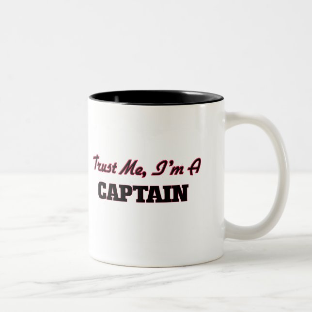 Trust me I'm a Captain Two-Tone Coffee Mug (Right)