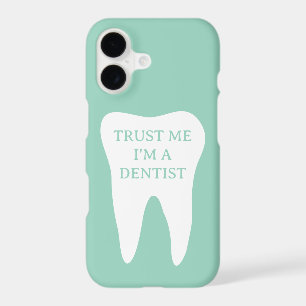 Trust me im a dentist funny white tooth logo