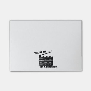 Trust Me I'm A Director Clapboard Post-it Notes