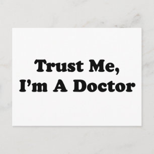 Trust Me, I'm A Doctor Postcard