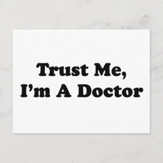 Trust Me, I'm A Doctor Postcard
