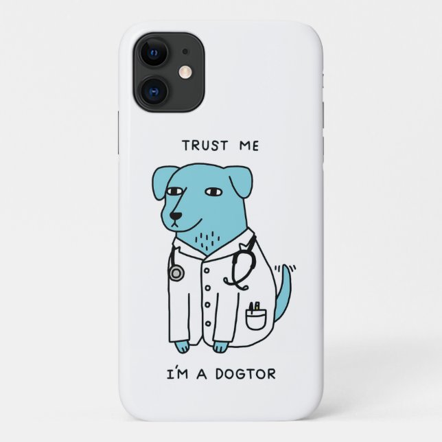 TRUST ME I'M A DOGTOR IPHONE CASES (Back)