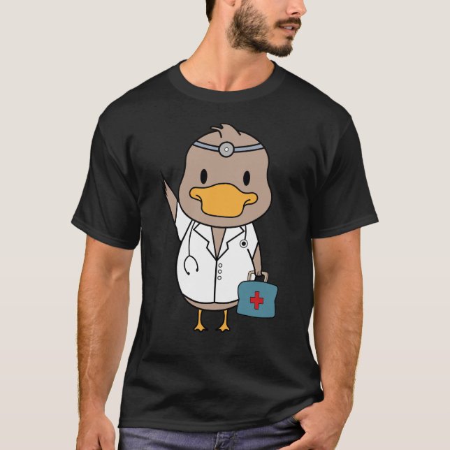 Trust me i'm a Ducktor,doctor duck T-Shirt (Front)