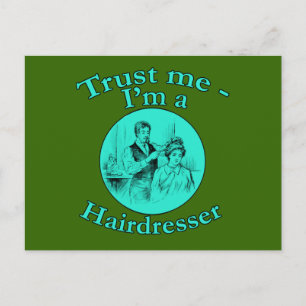 Trust Me I'm a Hairdresser Products Postcard