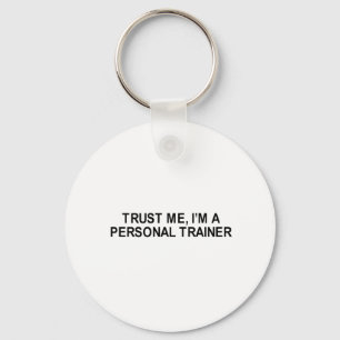 trust me i'm a personal trainer t-shirt keychain