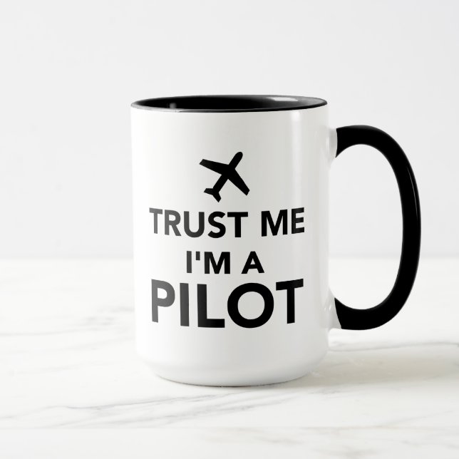 Trust me I'm a Pilot Mug (Right)