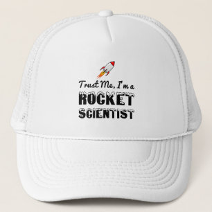 TRUST ME, I'M A ROCKET SCIENTIST TRUCKER HAT