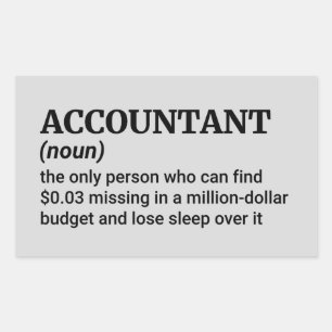 Trust Me, I'm an Accountant – Funny Definition Sticker