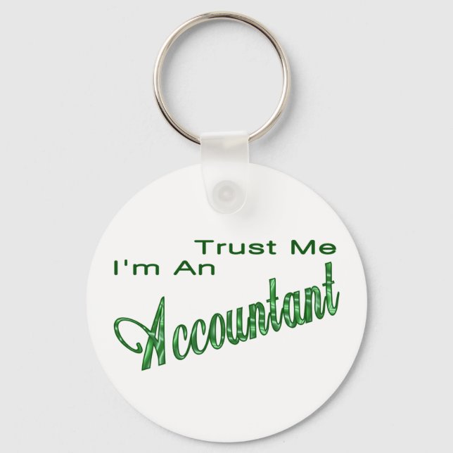 Trust Me I'm An Accountant Keychain (Front)