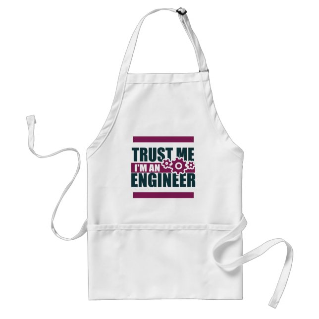 trust me i'm an engineer 3 standard apron (Front)