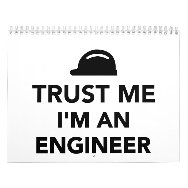 Trust me I'm an Engineer Calendar (Cover)