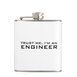 Trust me, i'm an engineer hip flask