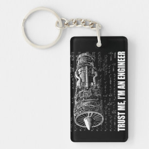 Trust me, I'm an Engineer Keychain