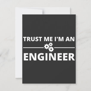 Trust me, I'm an Engineer Thank You Card