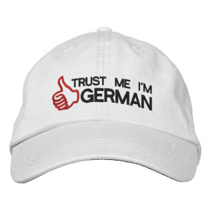 Trust Me I'm German Embroidered Cap