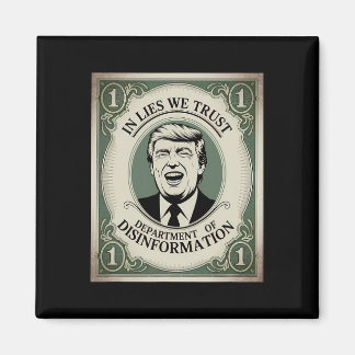 “trust Nobody” - Trump Nknote Parody _1  Magnet