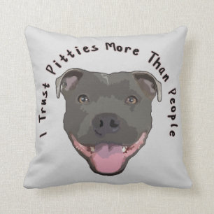 Trust Pitties - Pitbull Pillow