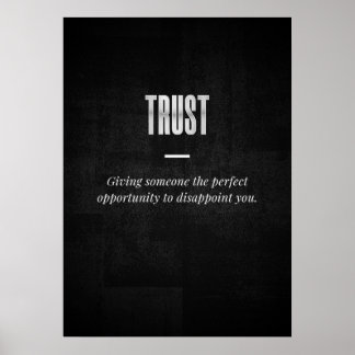 Trust Poster