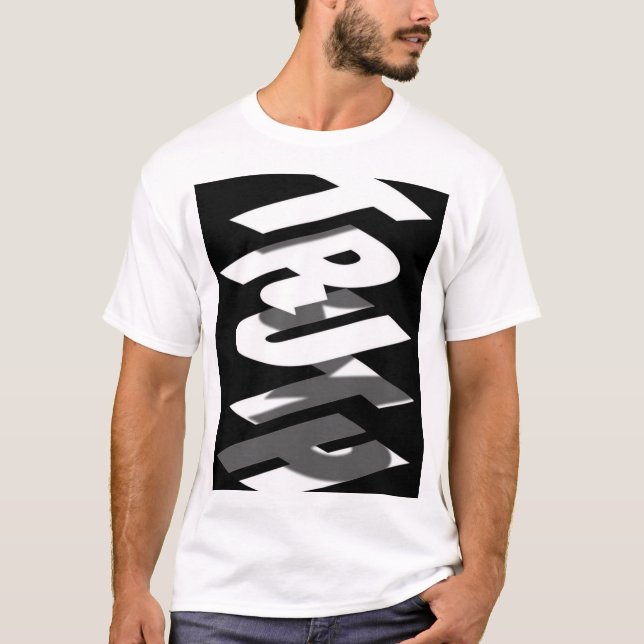 TRUST TEXT PRINTED T-SHIRT (Front)
