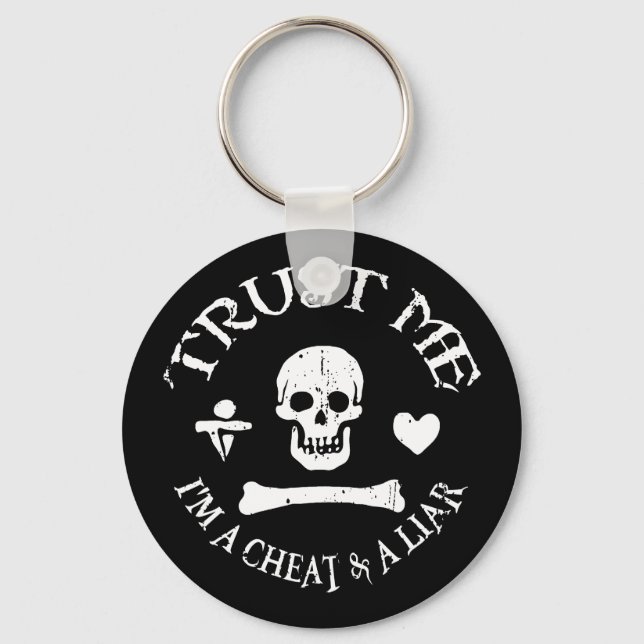 Trust the Pirate Keychain (Front)