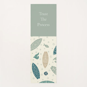 Trust The Process Coastal Surfboard Yoga Mat
