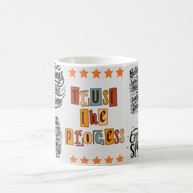 trust the process coffee mug (Center)
