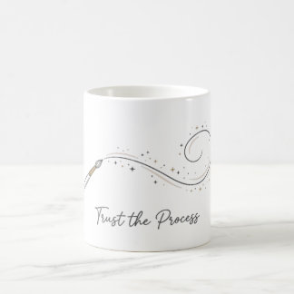 Trust The Process Minimalist Paint Brush Artistic Coffee Mug