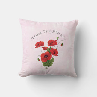 Trust The Process Throw Pillow 