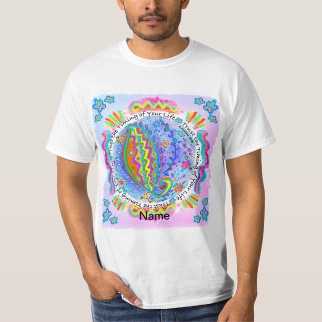 Trust the Timing  t-shirt (Front)