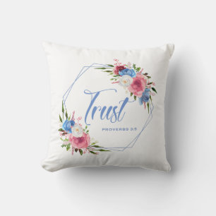 Trust throw pillow