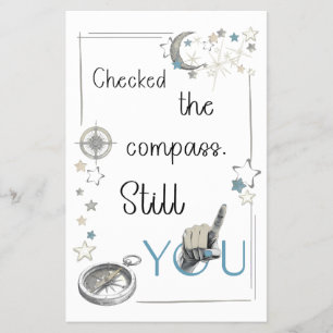 Trust Your Inner Compass. Self Care Afirmation Flyer