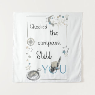 Trust Your Inner Compass. Self Care Afirmation Tapestry