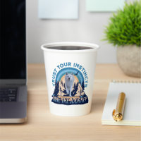 Trust Your Instincts Arctic Wolf Adventure Art