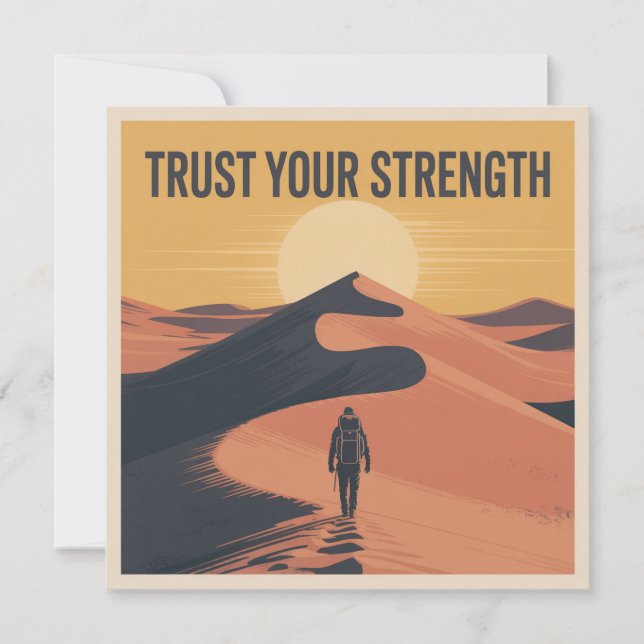 Trust Your Strength Card (Front)