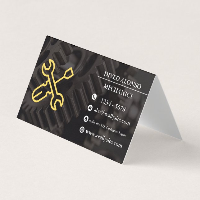 Trusted Mechanical Services for All Vehicles Business Card (Front)