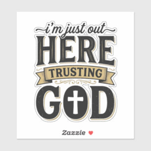 Trusting God Christian Quote Vintage T-Shirt
