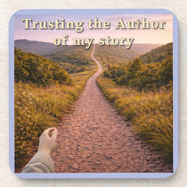 Trusting the Author Coaster (Front)