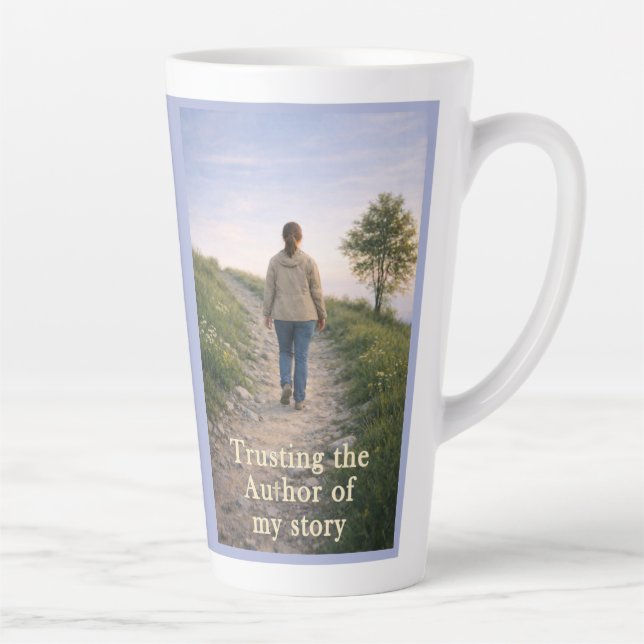 Trusting the Author Latte Mug (Right)