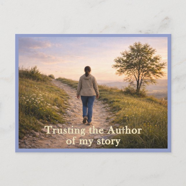 Trusting the Author Postcard (Front)