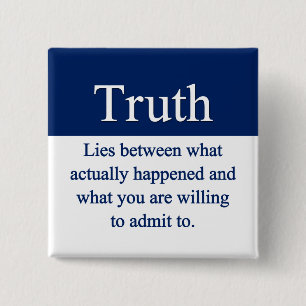 Truth 2 Inch Square Button