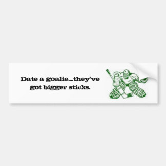 Truth about Goalies Bumper Sticker