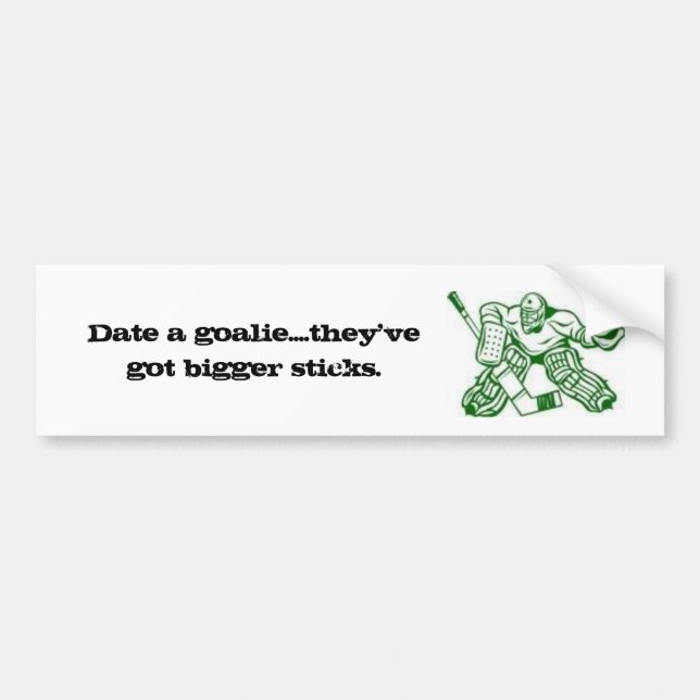 Truth about Goalies Bumper Sticker (Front)