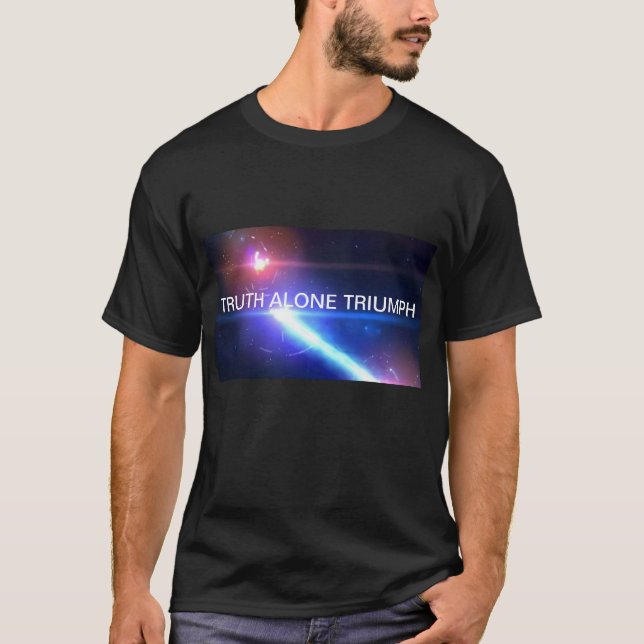TRUTH ALONE TRIUMPH is a natural truth T-Shirt (Front)
